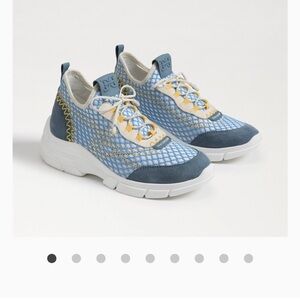 Sam Edelman CHELSIE LACE UP KNIT SNEAKER women size 9